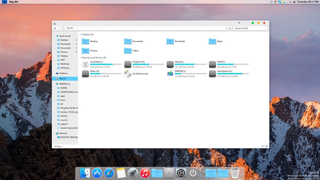 mac transformation for windows 7